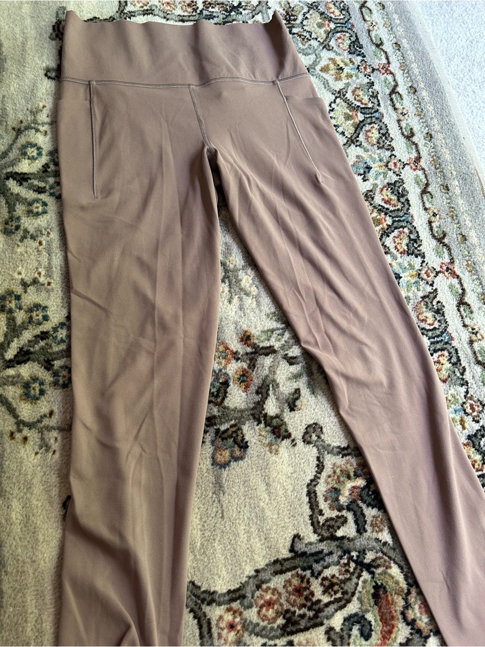 Athleta High-Waist Leggings in Tan